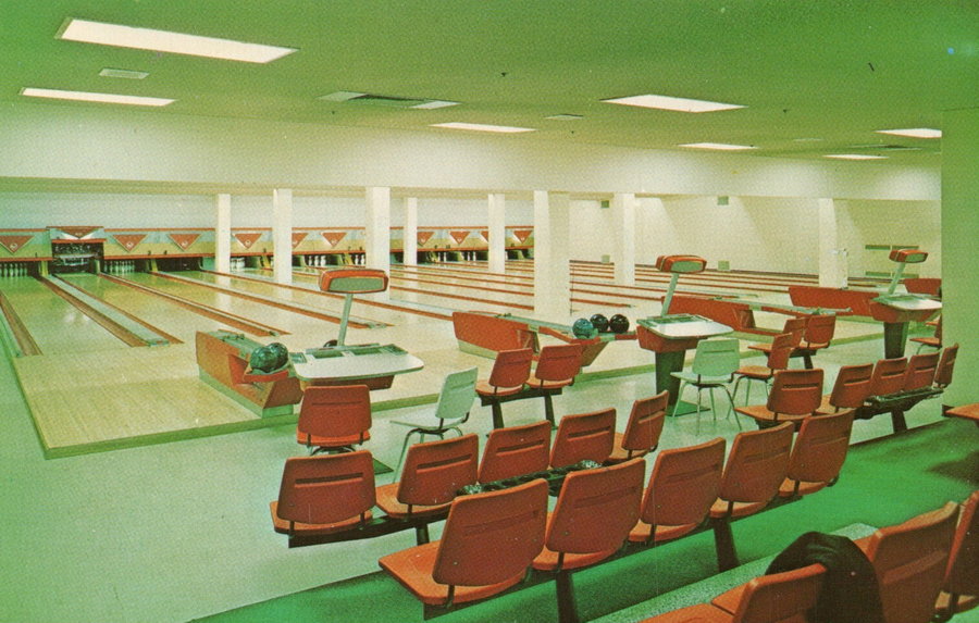 Northern Michigan University Bowling Center - Vintage Postcard (newer photo)